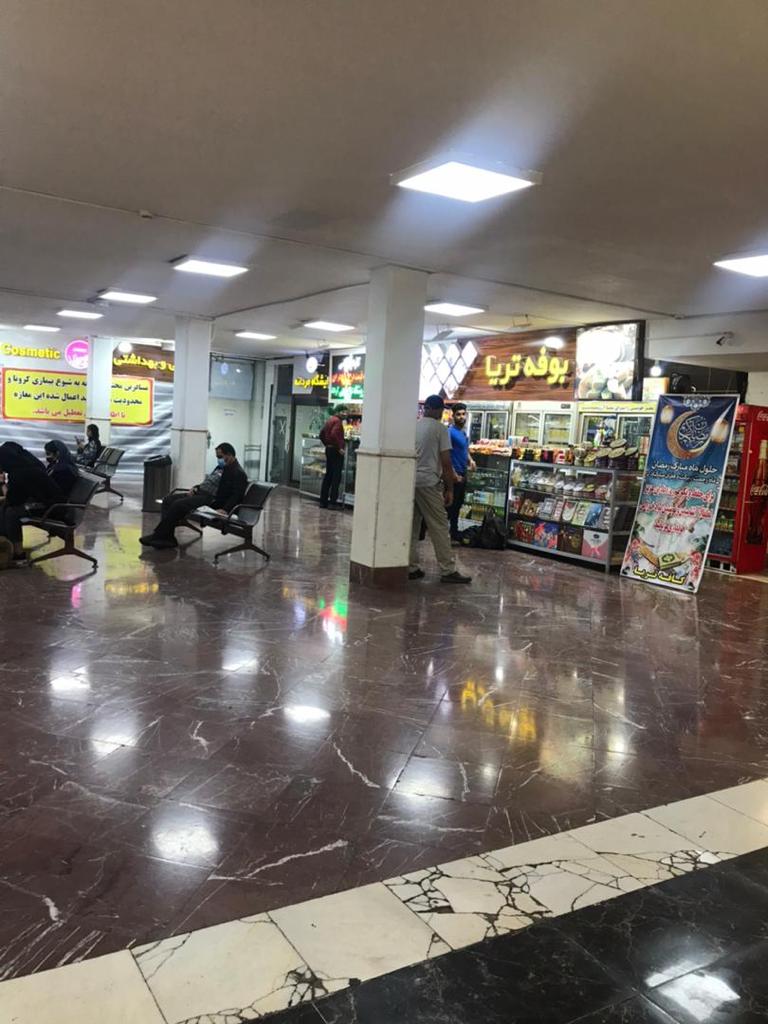 بازديد از امكانات رفاهي ايستگاه راه آهن تهران